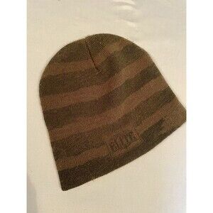 Elite Beanie Hat Unisex Brown Toboggan Ski Hat